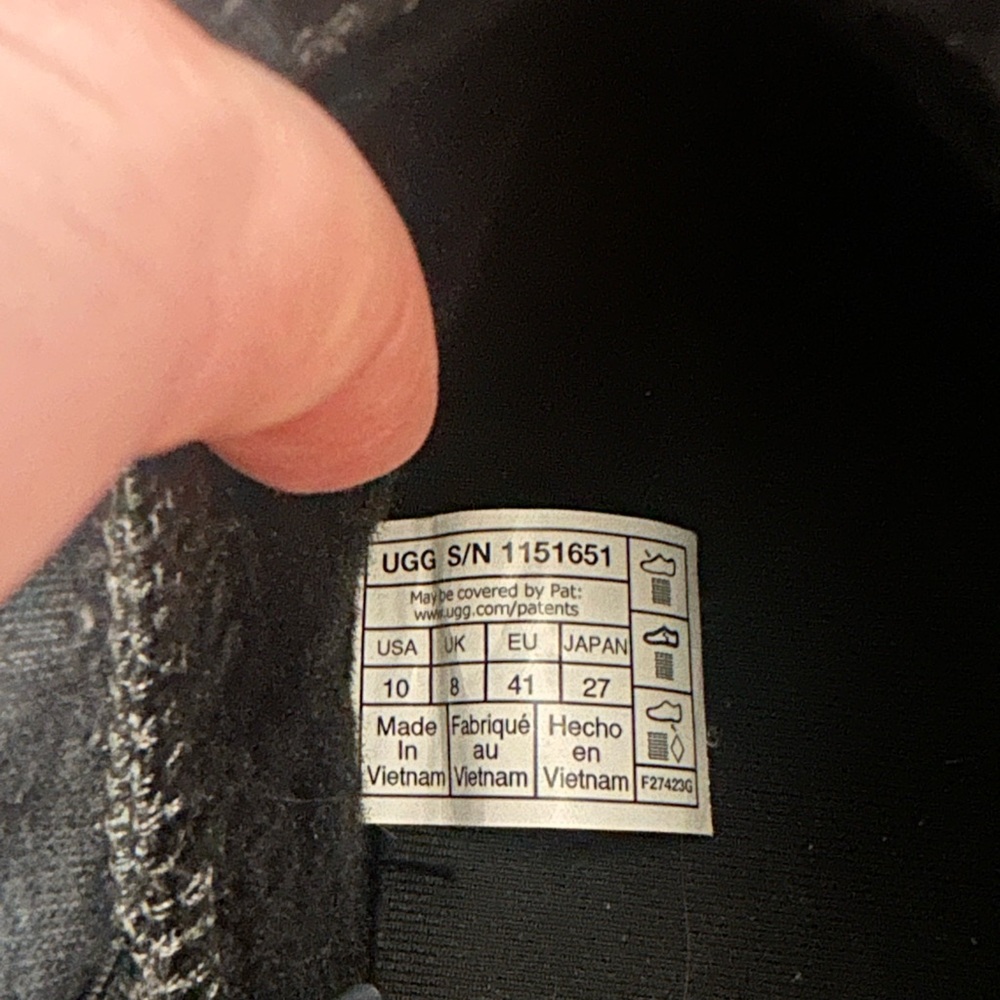 UGG Dark Gray Slippers - Picture 5 of 6